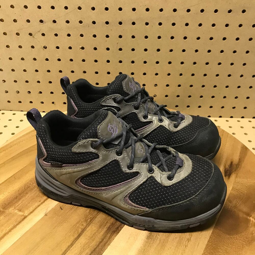 Danner Springfield Low Comp Toe Work Shoes Women 7 Black Low Top Lace Up Sneaker